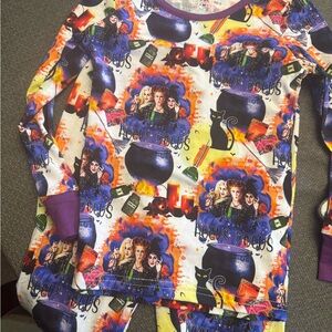 Hocus Pocus Themed Pajama Set NWOT BAMBOO